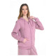 Target Γυναικεία ζακέτα Hood Print Fleece Hoodie ''Vibes''